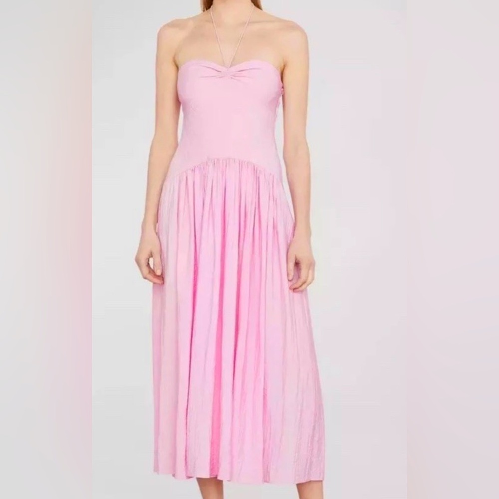 Vince Lilac Halter Dress